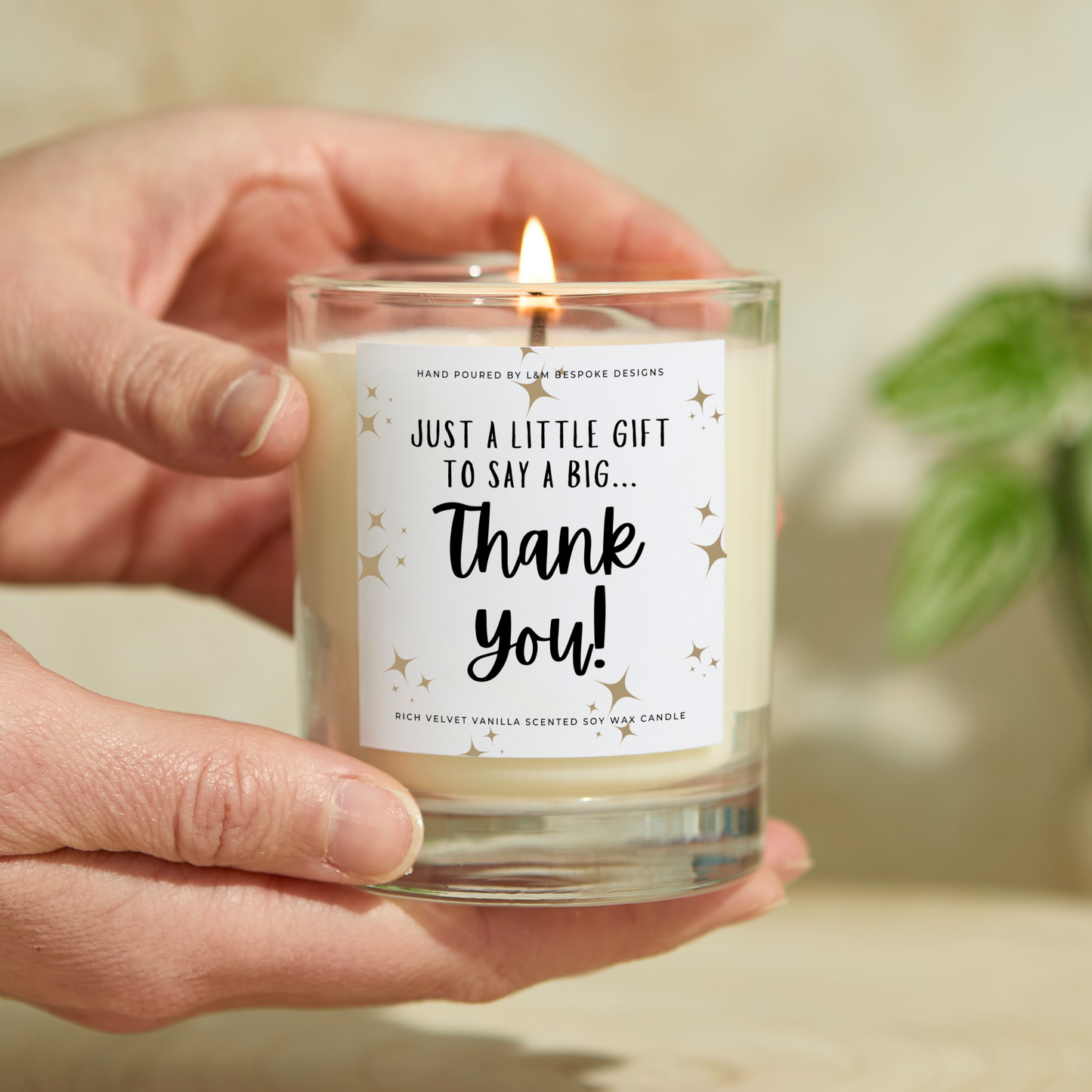 Say A Big Thank You Candle