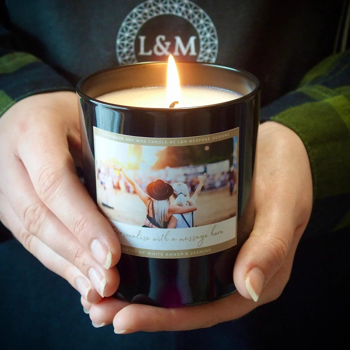 Personalised Photo Candle & Gift Box