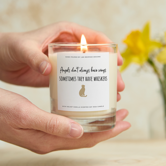 Cat Memorial Candle
